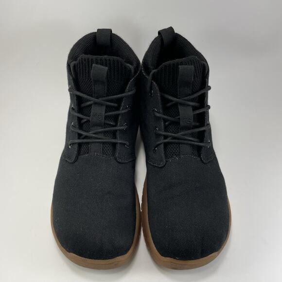 Feelgrounds Men\'s Black Lace-Up Chukka Boots Size 11 Feelgrounds Chukka Boots Womens Size 9 Black Lace Up Gum  main image 3